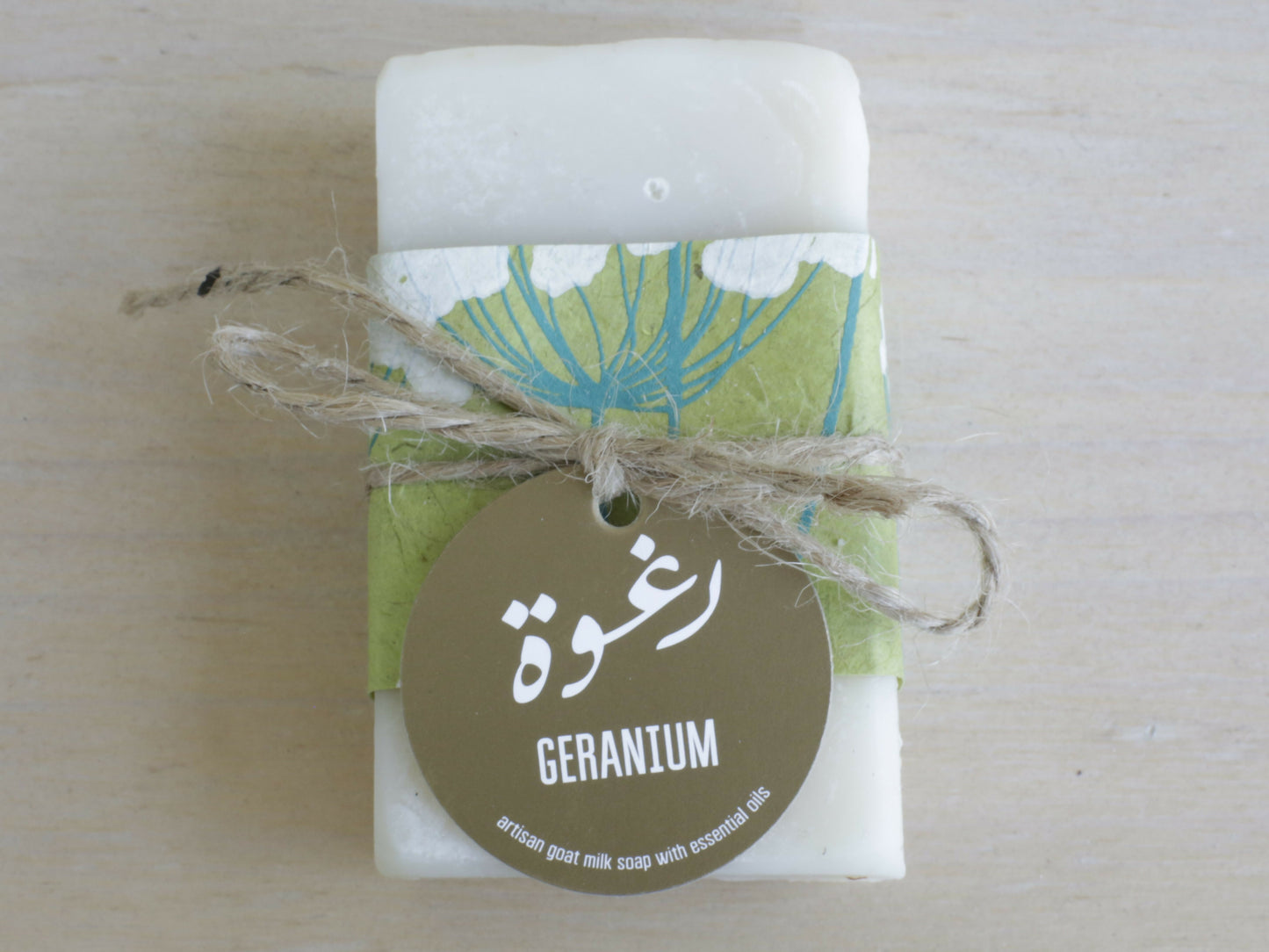 Raghwe Rectangular Soap Bar with essential oils and goats milk