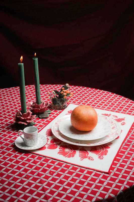 Silver Poppy Coffee Cup Set of 4