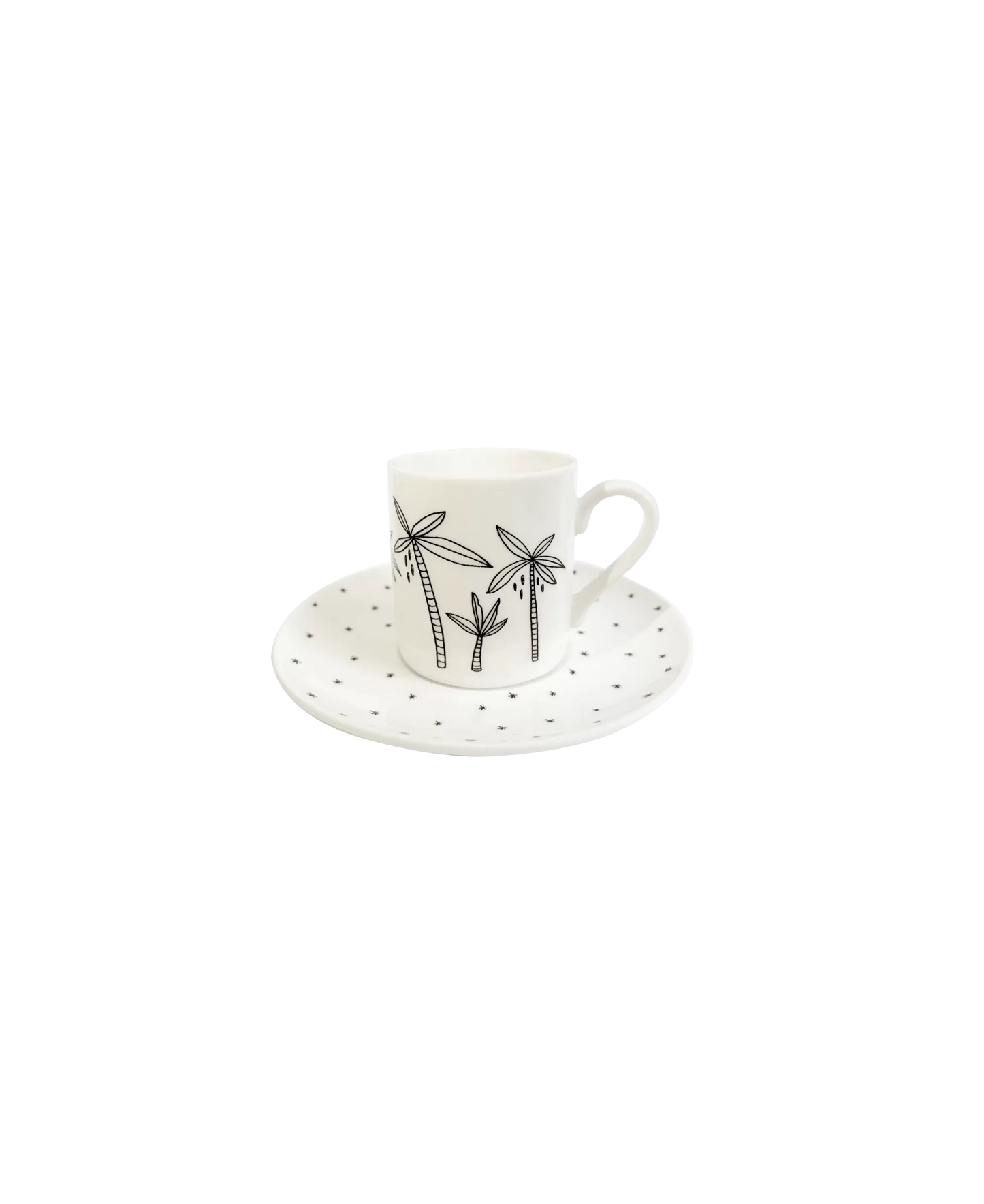 PALMS Coffee Cup Set of 4