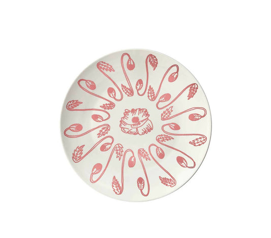Poppy Pink Small Plate - Set of 4