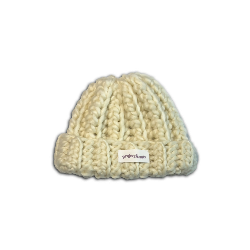 Chunky beanie- off white