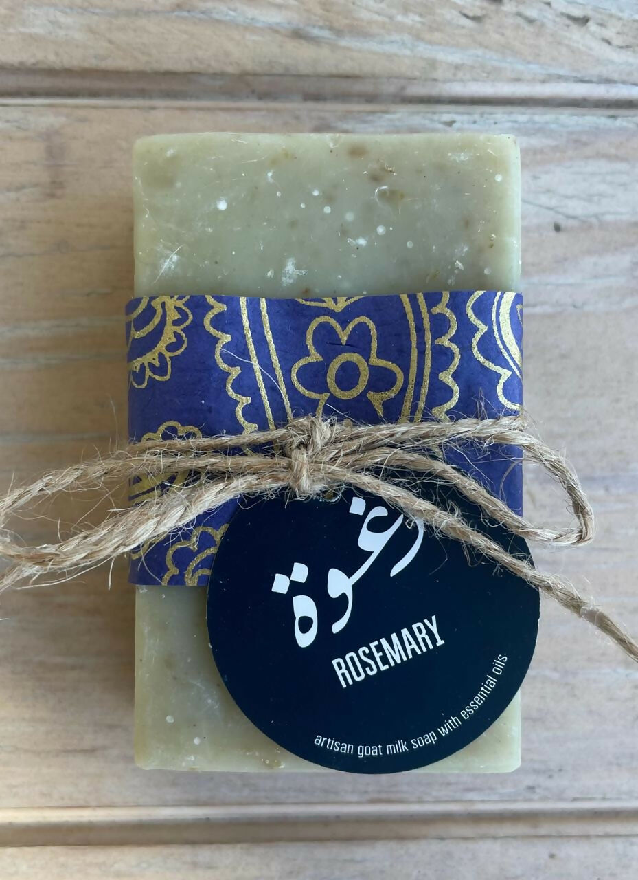 Raghwe Rectangular Soap Bar with essential oils and goats milk