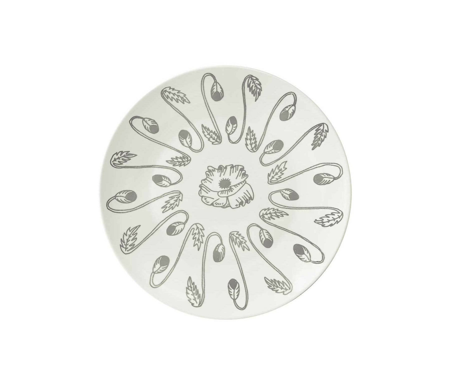 Poppy Silver Small Plate