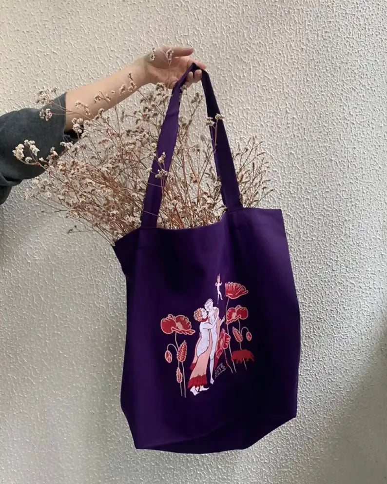 ADONIS AND ASTARTE Deep Purple Tote Bag