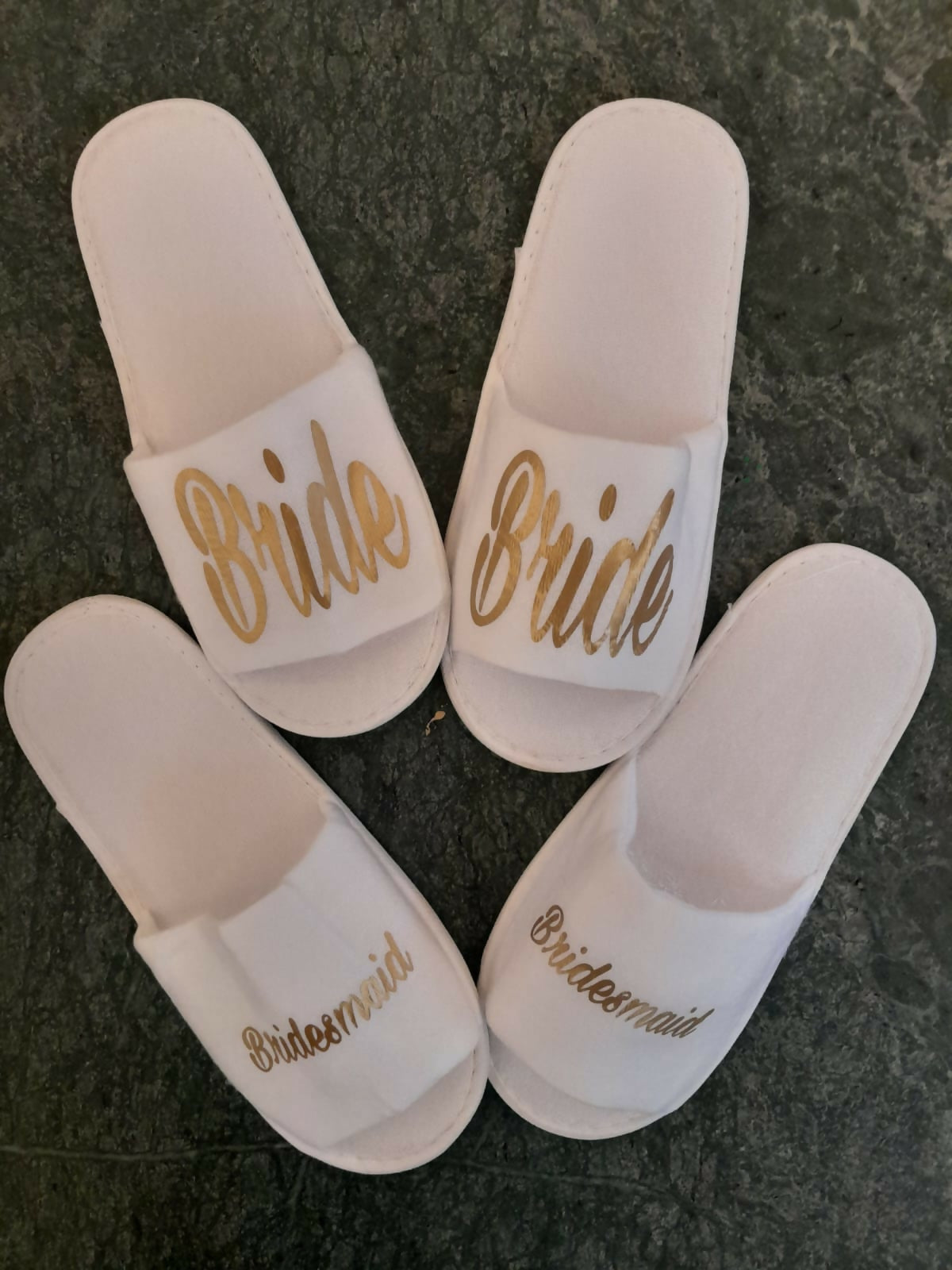 Customizable Bridal Slippers