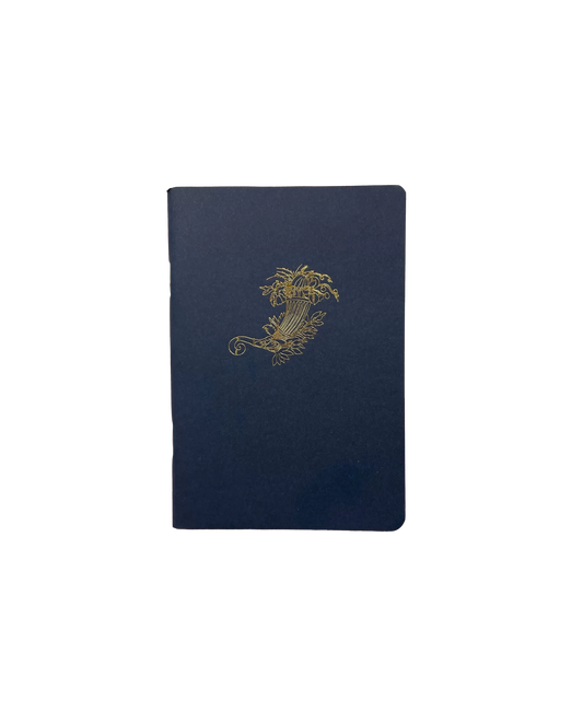 CORNUCOPIA Pocket Notebook with Gold Foil