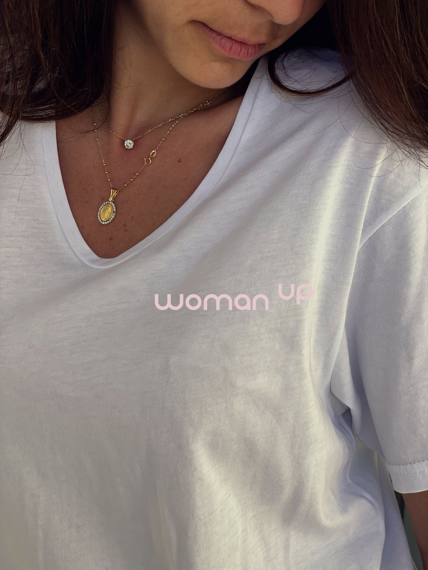 The Woman Up T-Shirt- Crew Neck