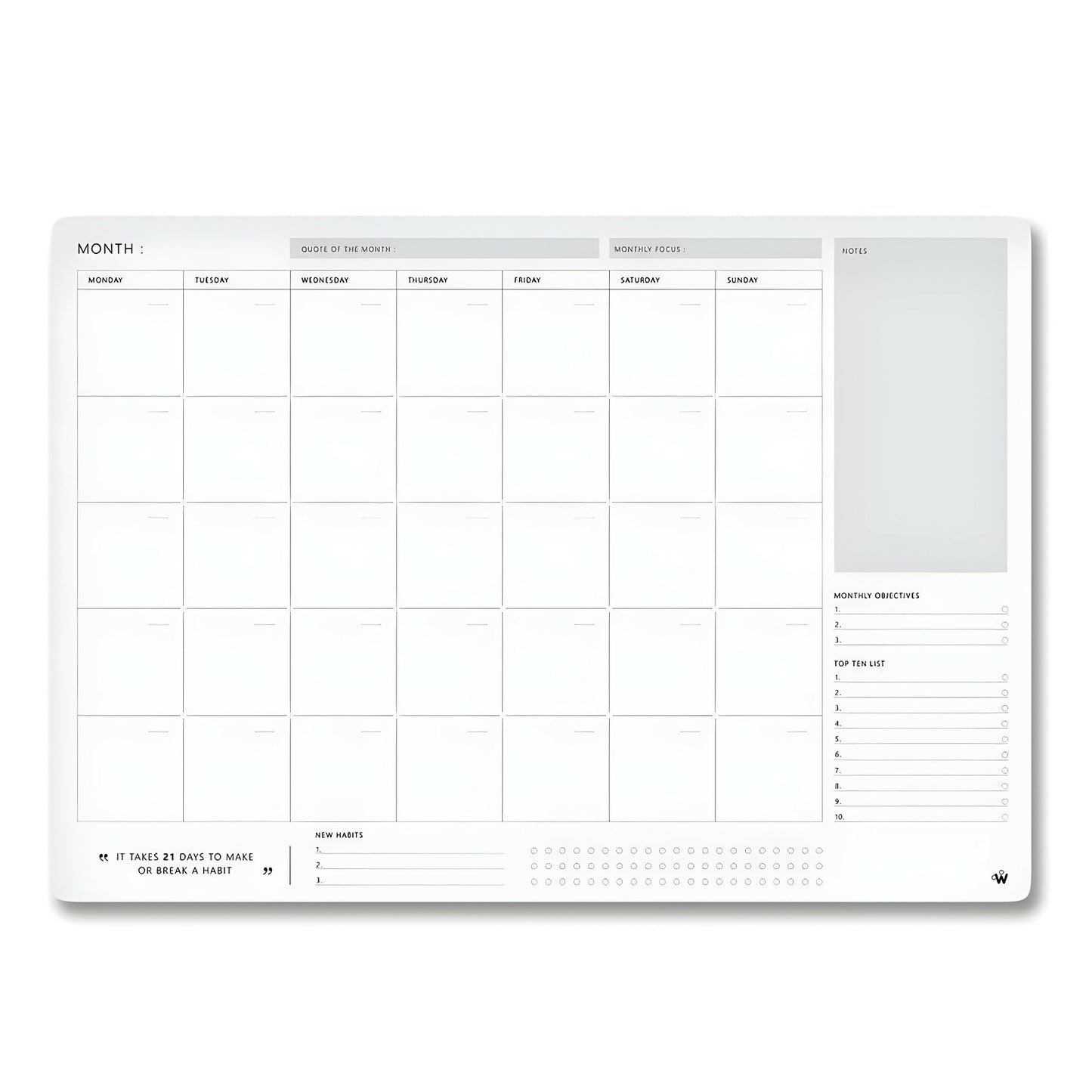 Monthly_Pad