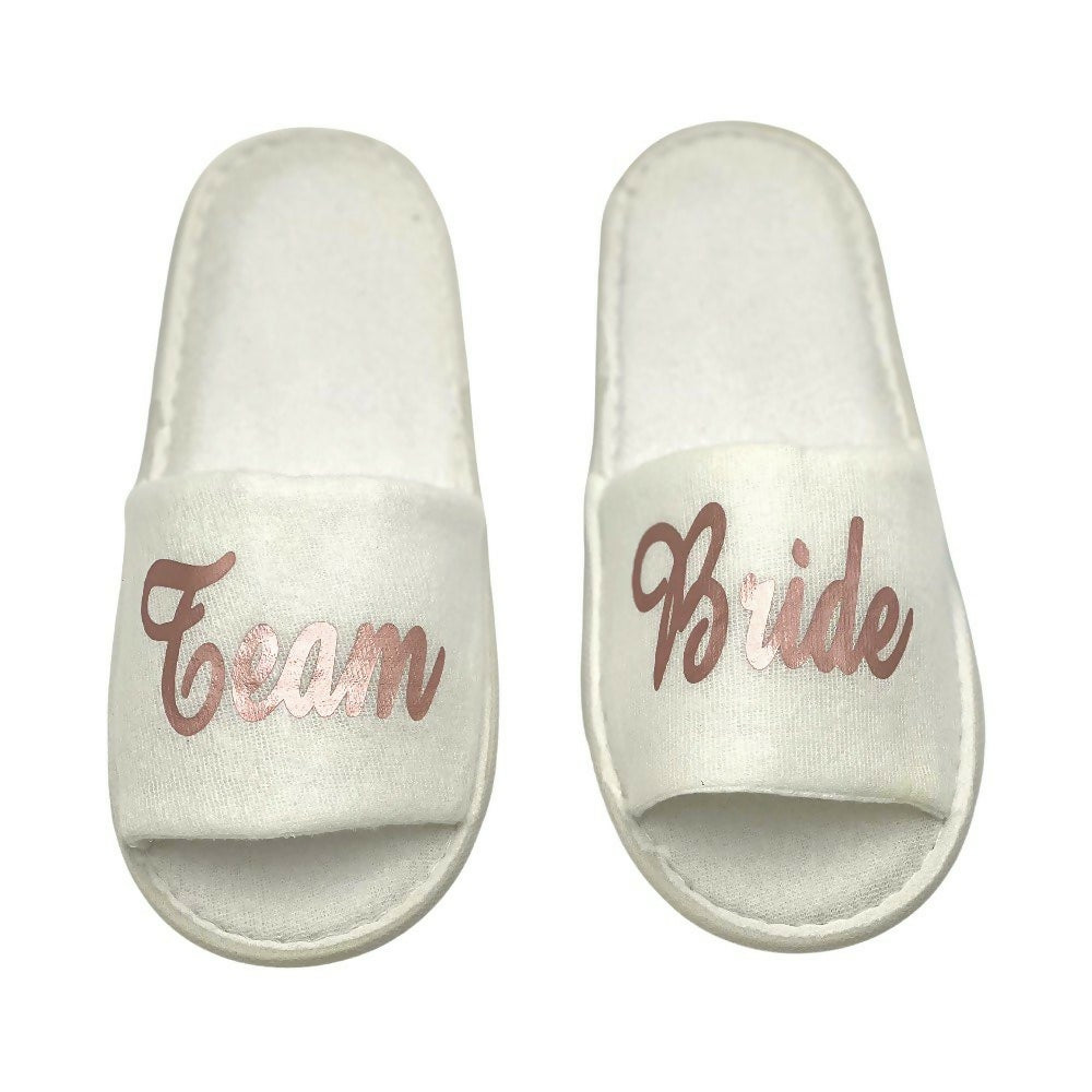 Customizable Bridal Slippers