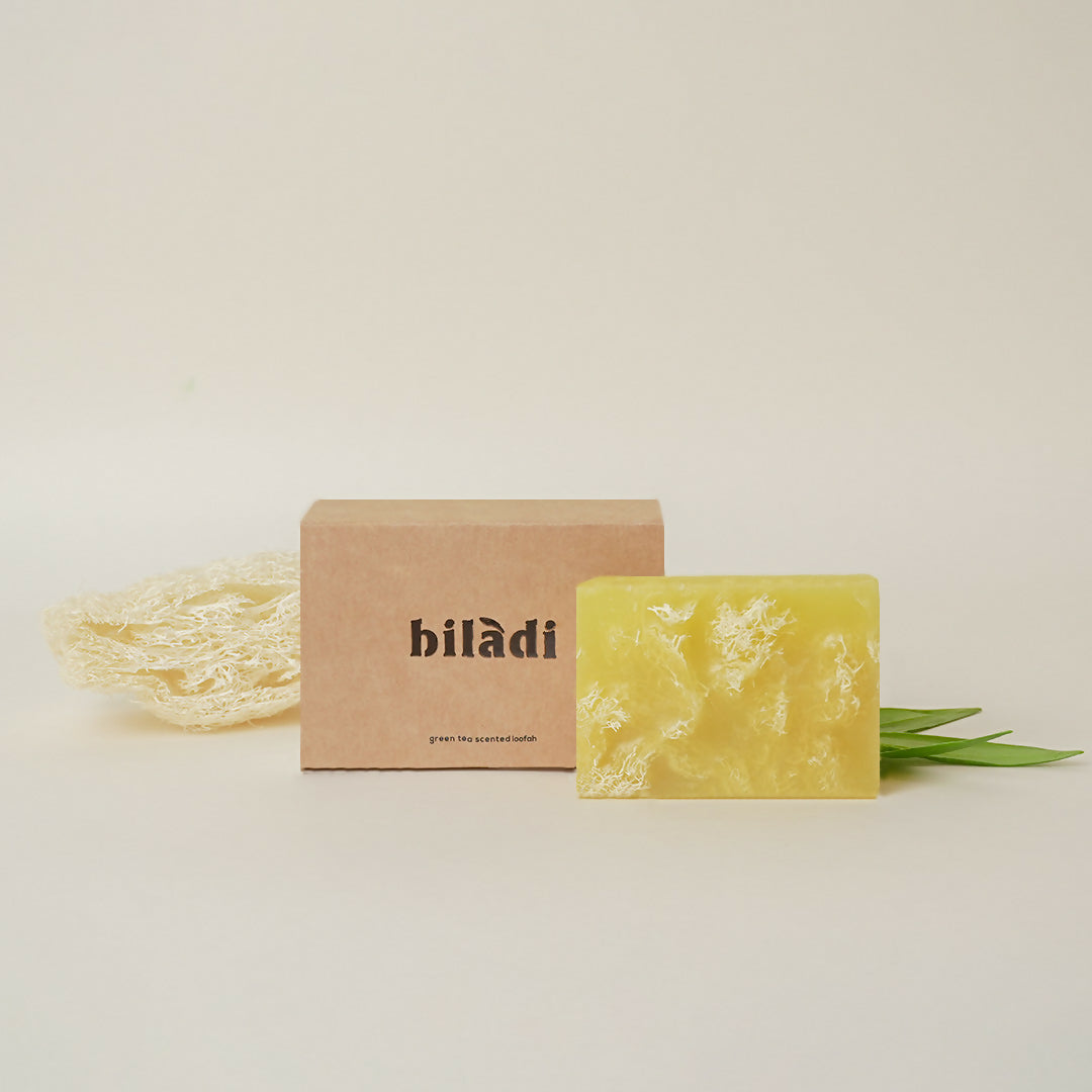 Lemon Loofah Soap (100g)