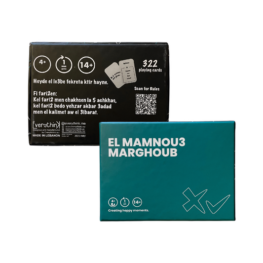 Card Game: El Mamnou' Marghoub