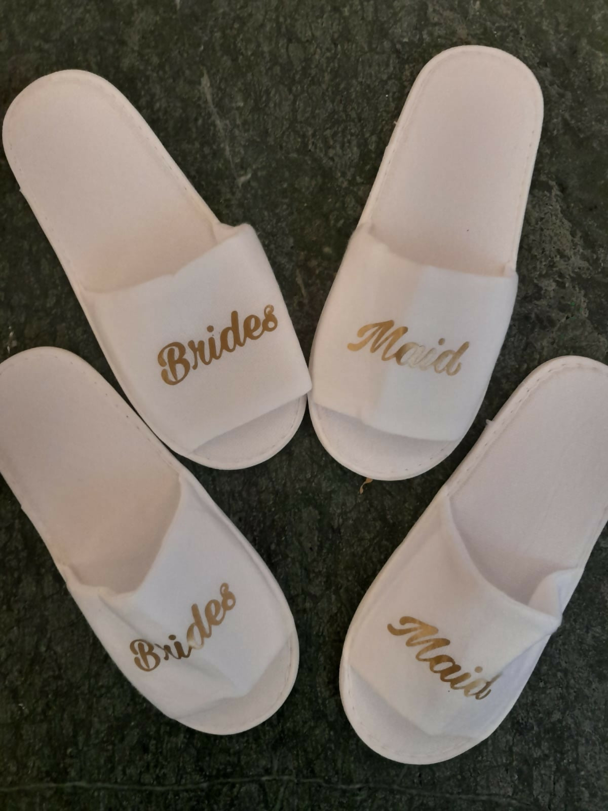 Customizable Bridal Slippers