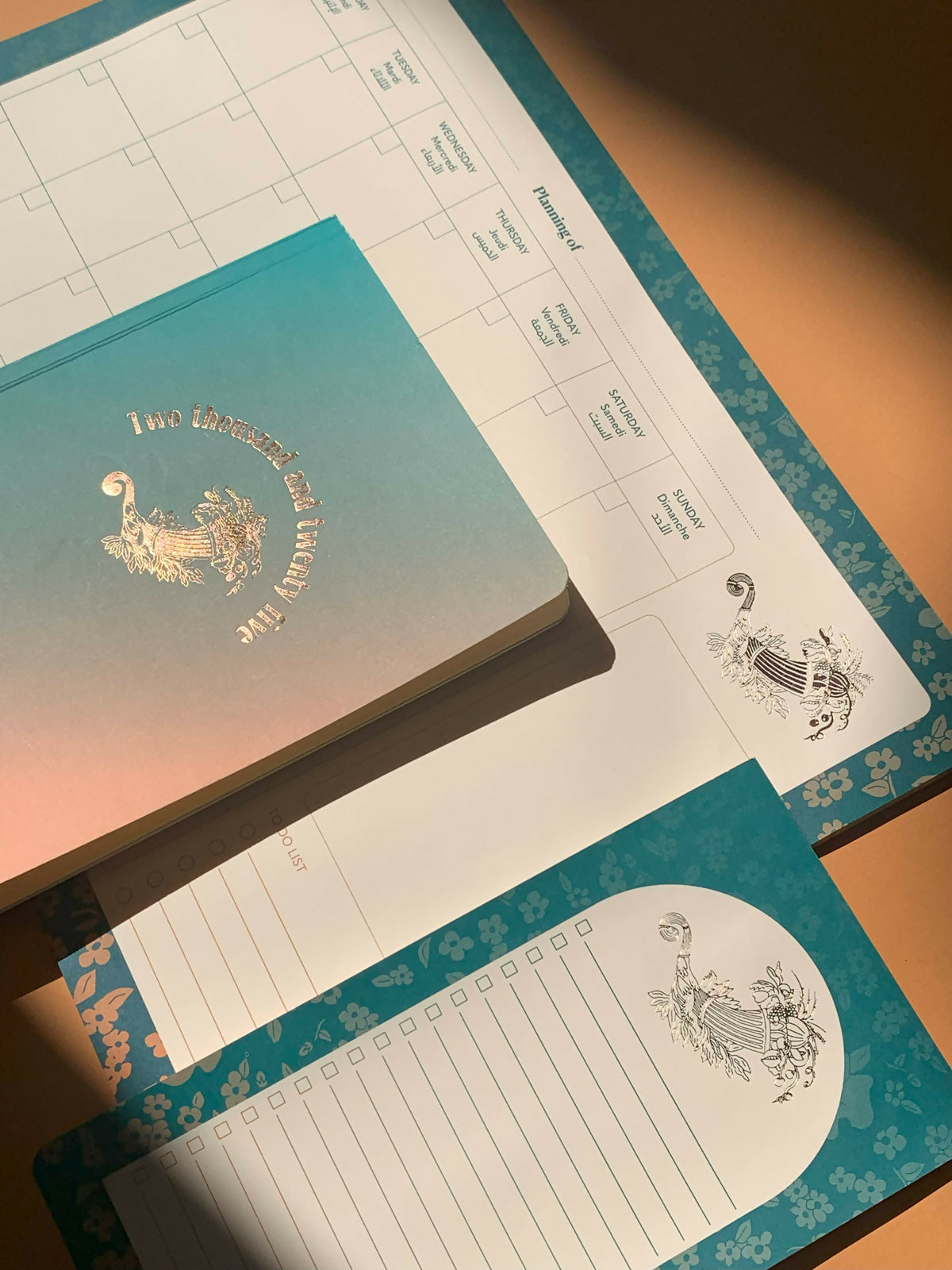 Cornucopia Monthly Perpetual Planner with Blue Foil