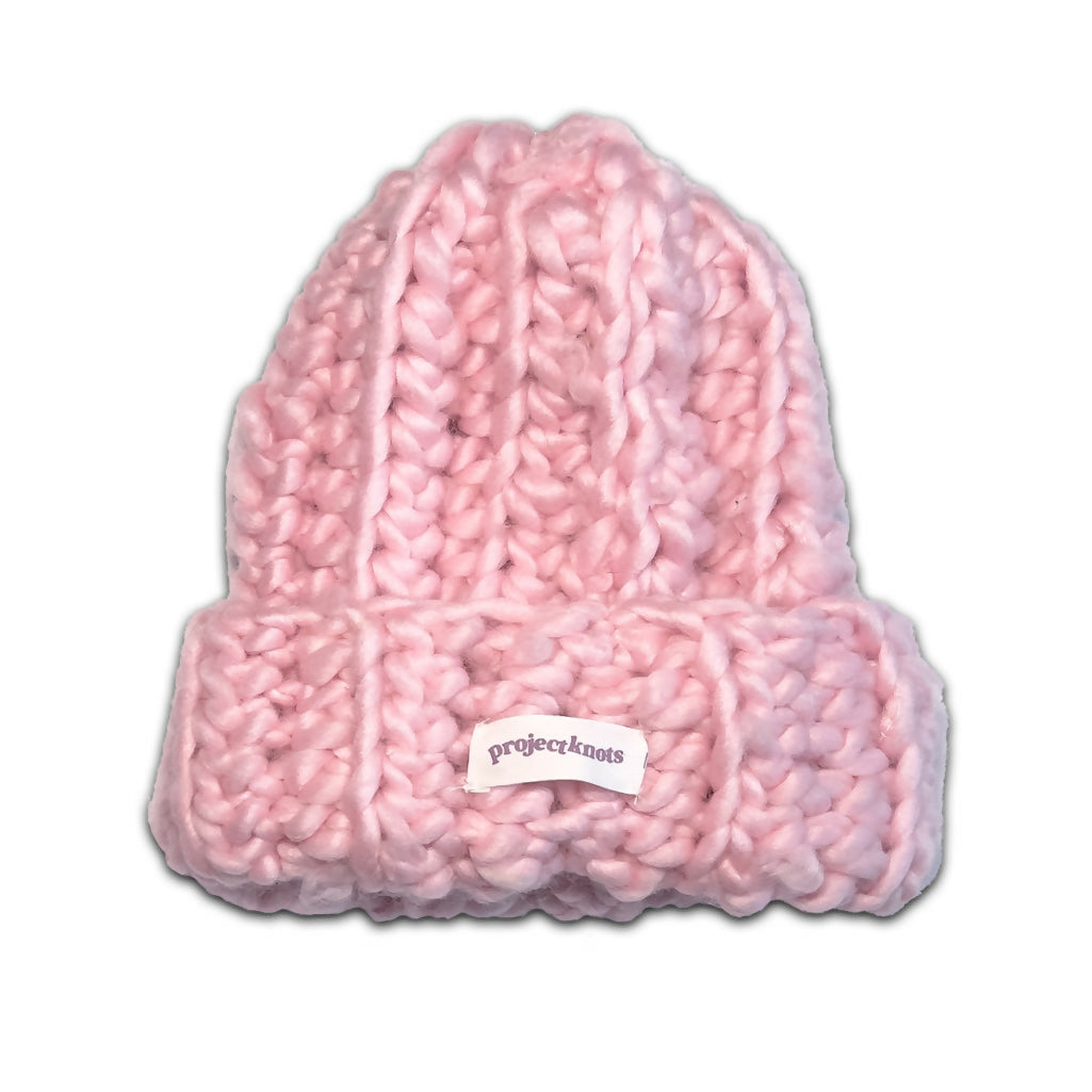 Pink chunky yarn