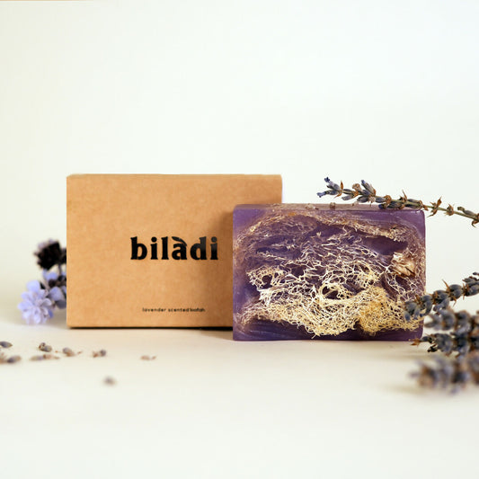 Lavender Loofah Soap (100g)