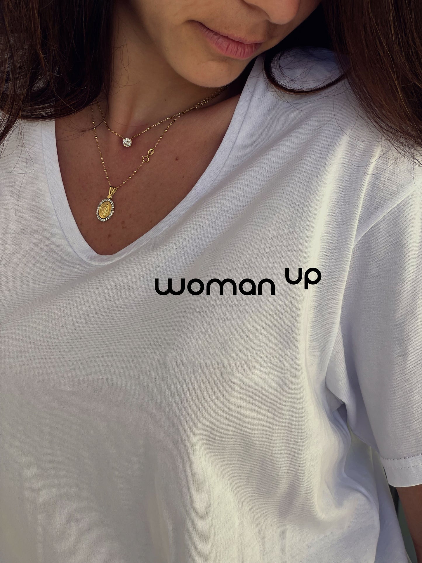 The Woman Up T-Shirt- Crew Neck