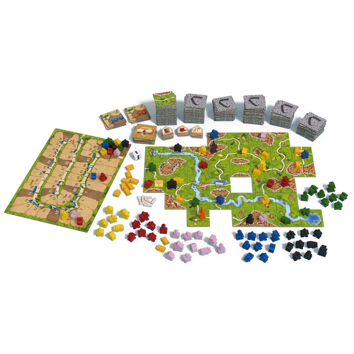 Carcassonne Base Game Ar/En