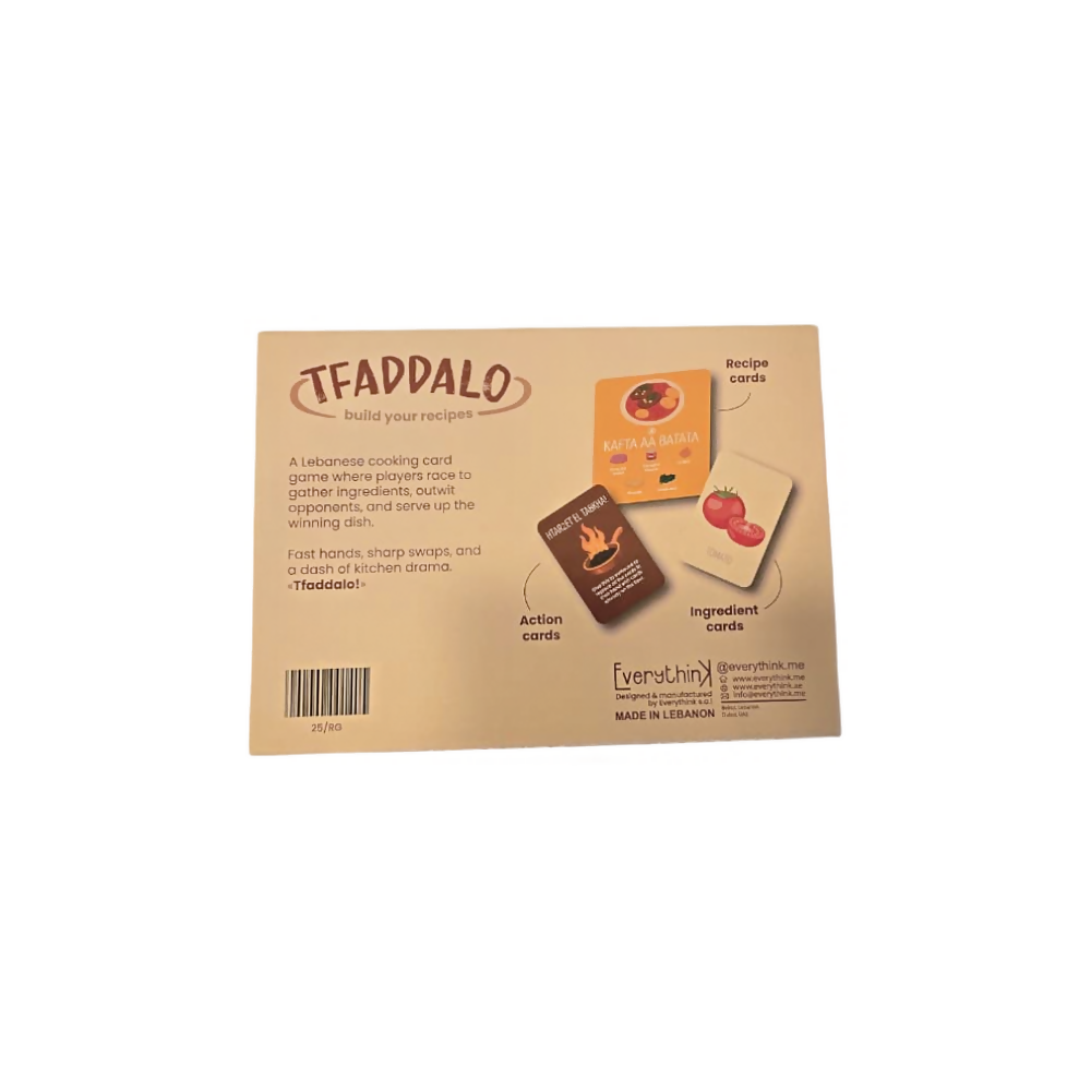 Recipe Game: Tfaddalo