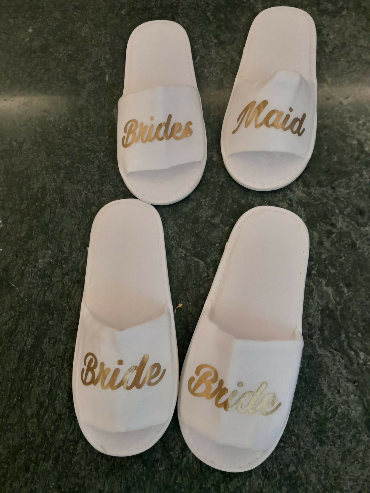 Customizable Bridal Slippers