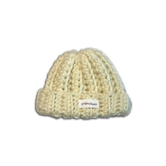 Chunky beanie- off white