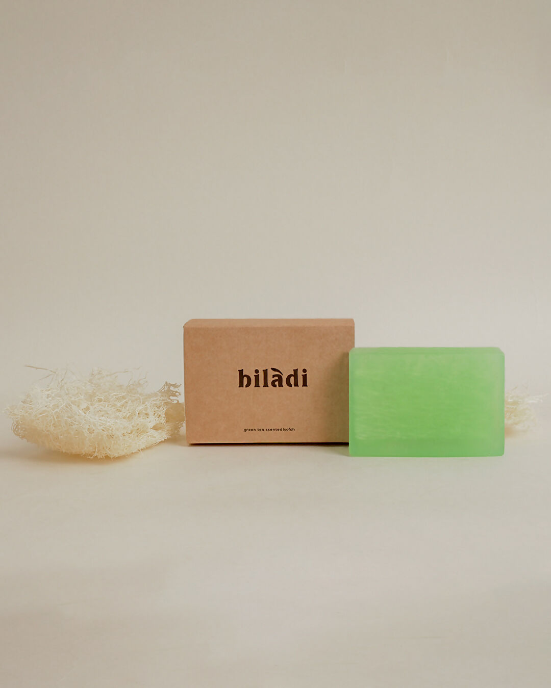 Green Tea Loofah Soap (100g)