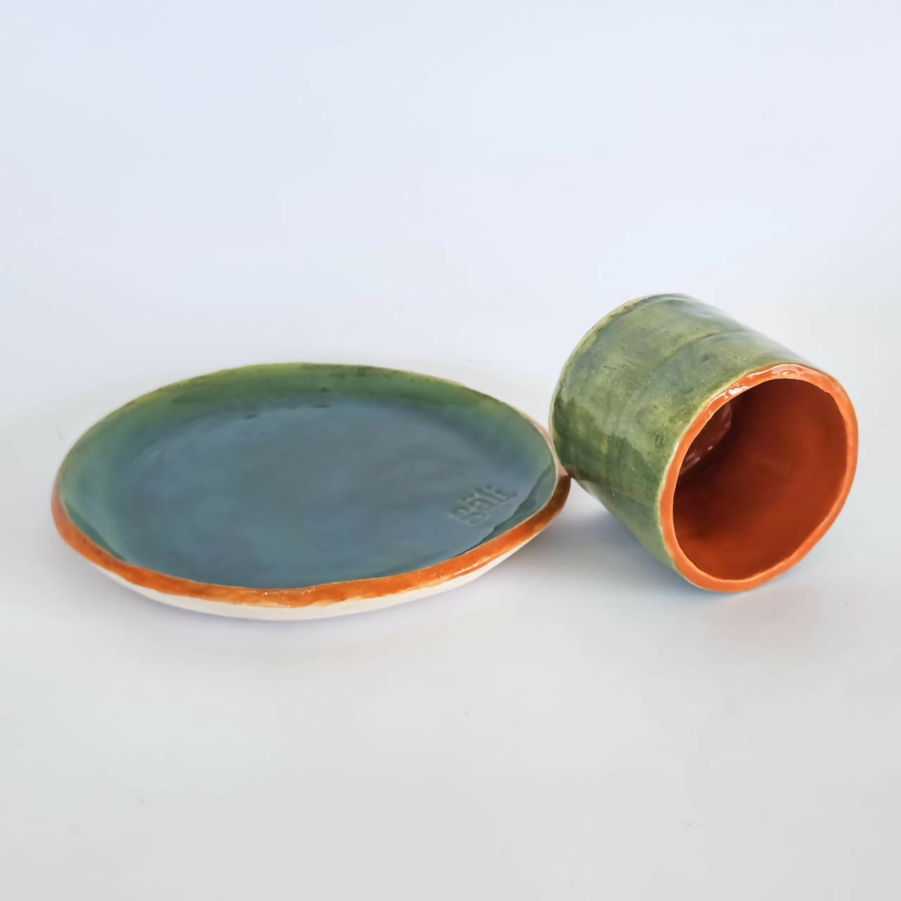 Forest Amber Plates Set