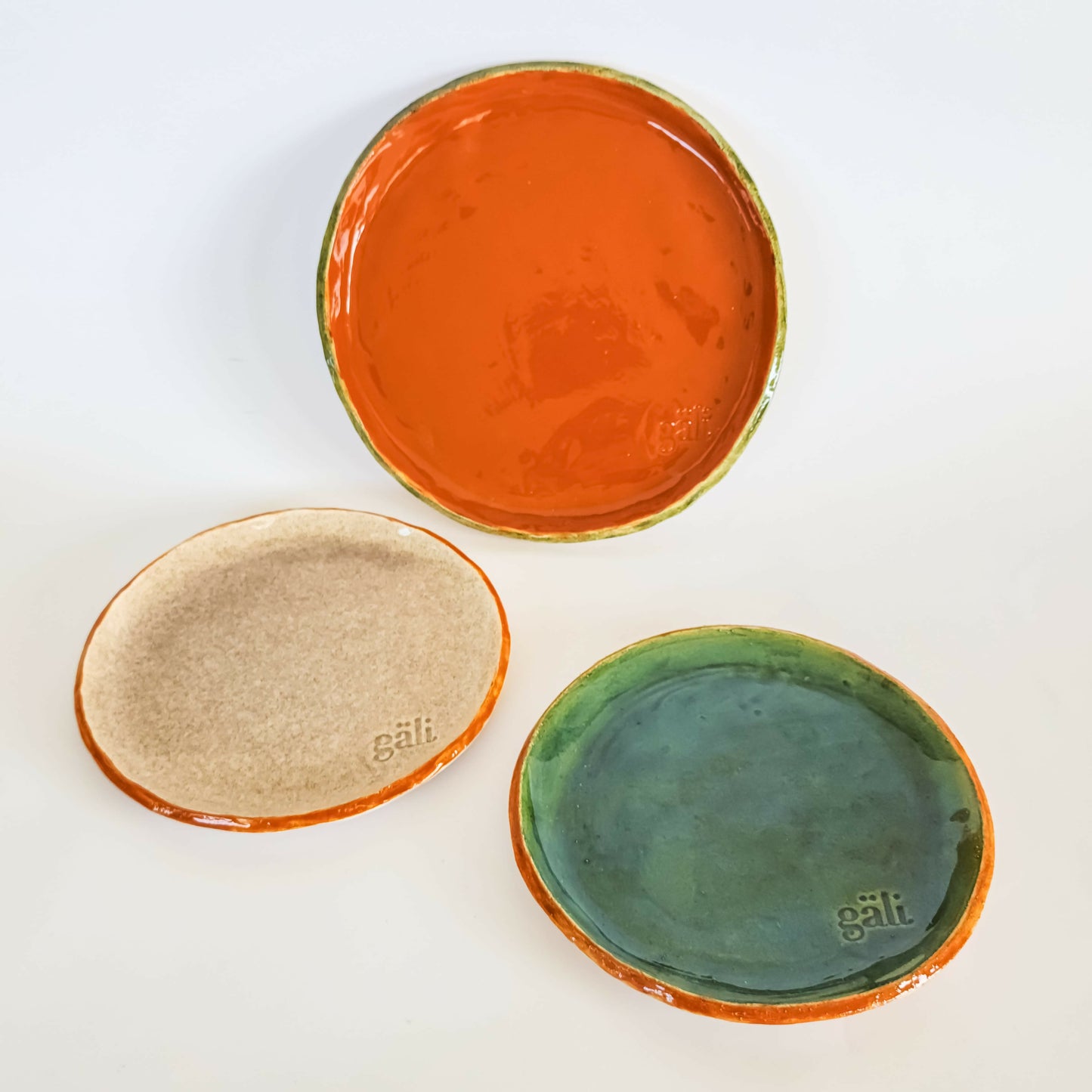 Forest Amber Plates Set