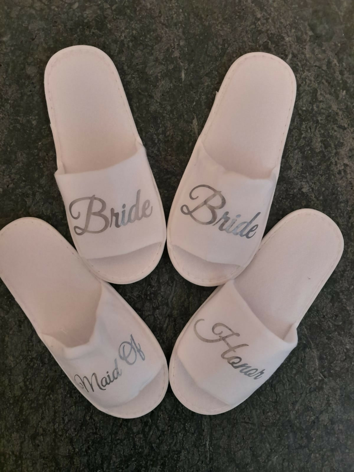 Customizable Bridal Slippers