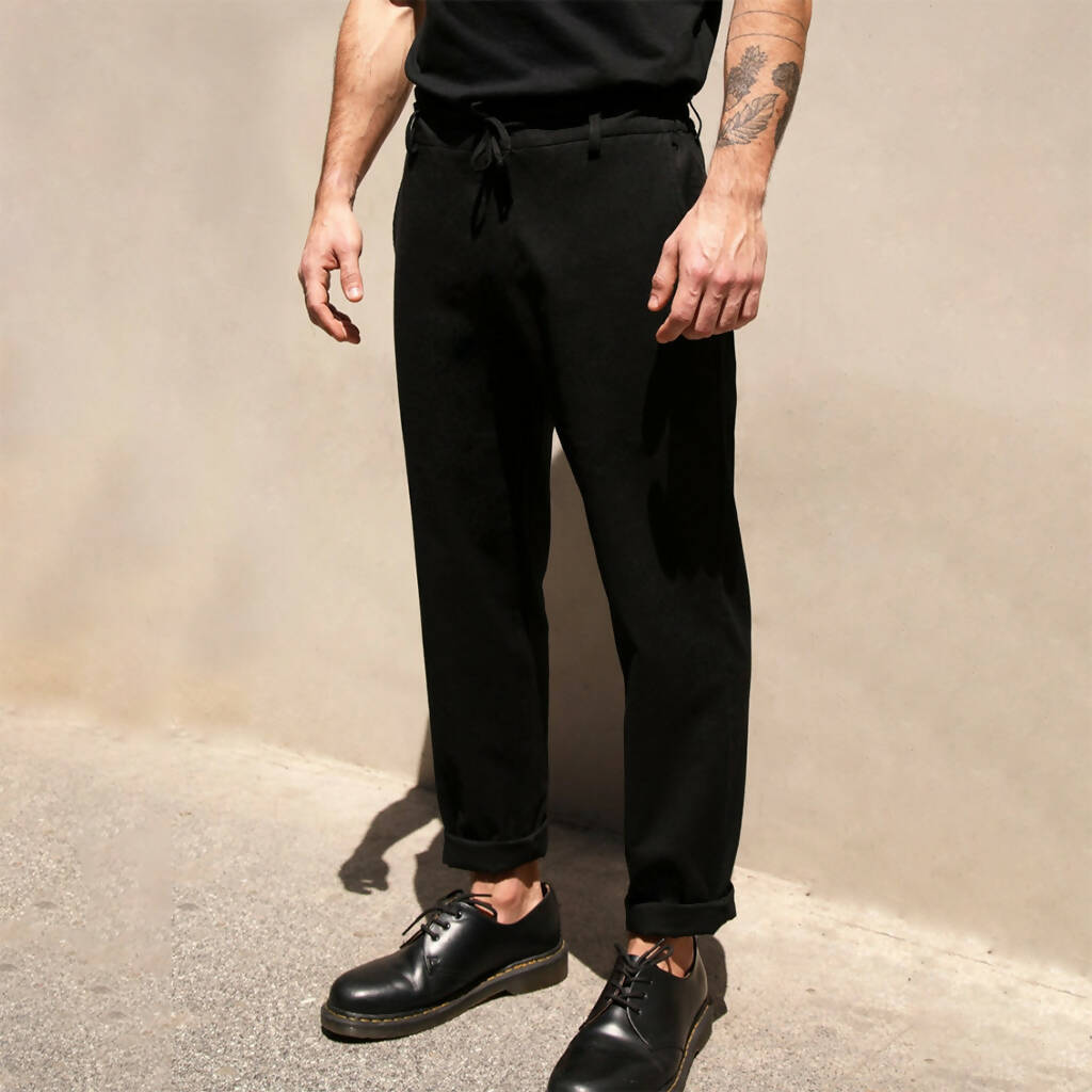 Linen Pants Black