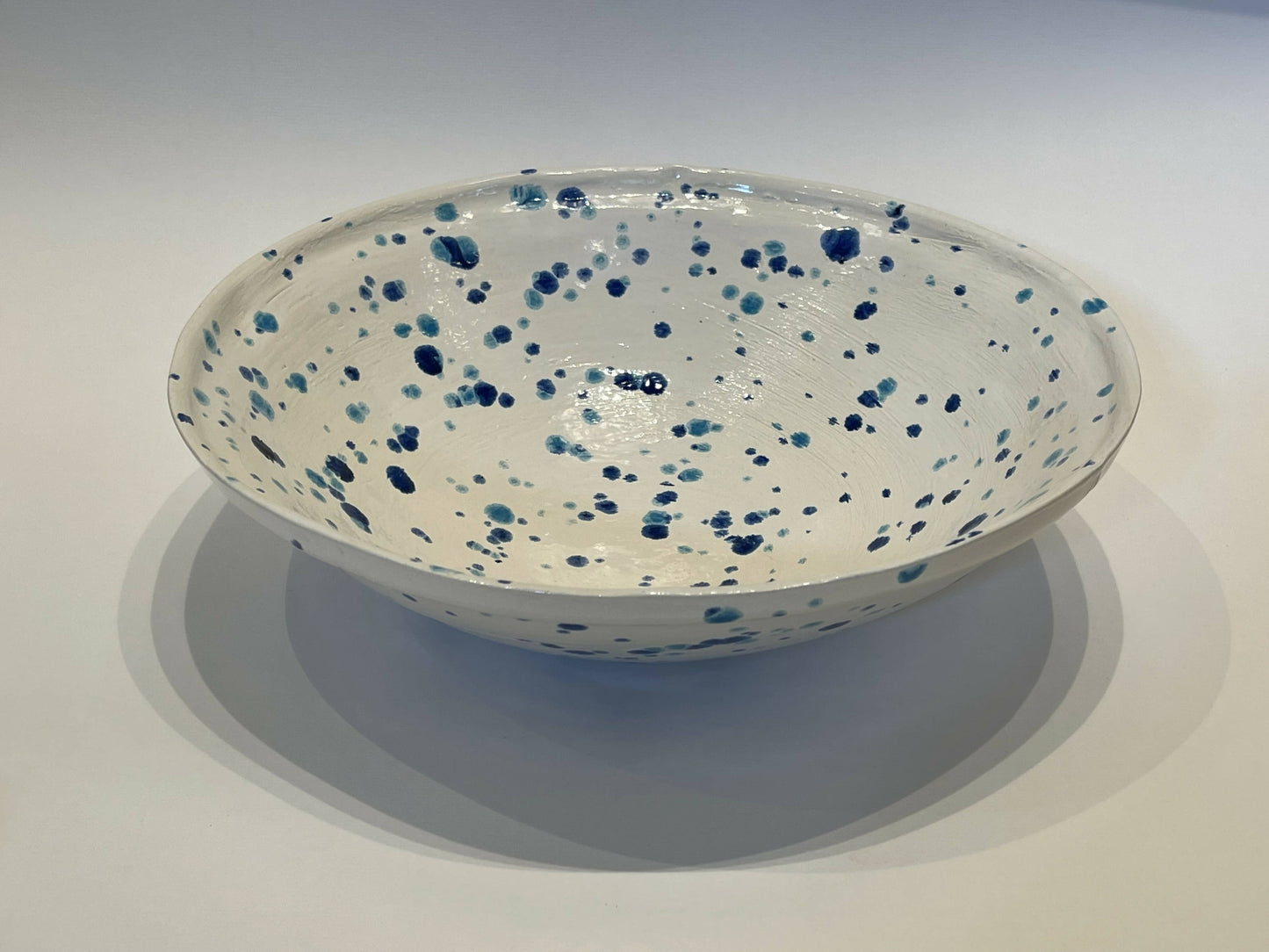 Blue Poppy Serving Bowl