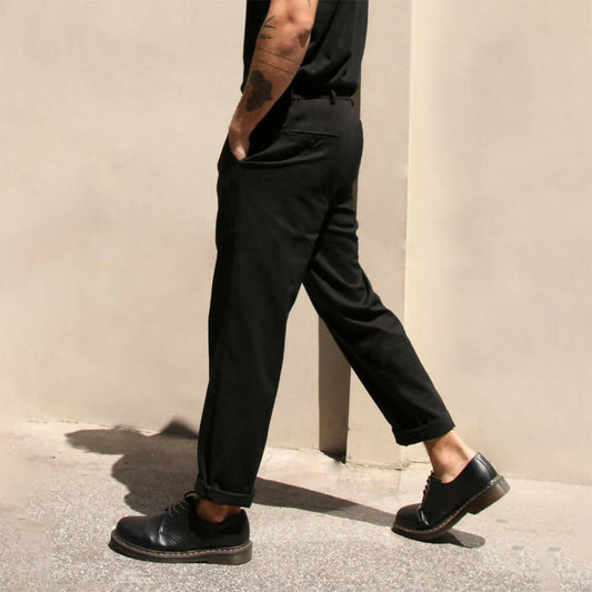 Linen Pants Black