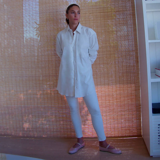 Linen Shirt Salt White