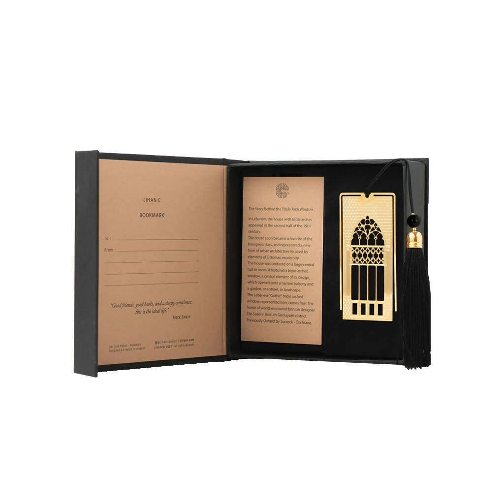 The Elie Saab Triple Arch Window Bookmark