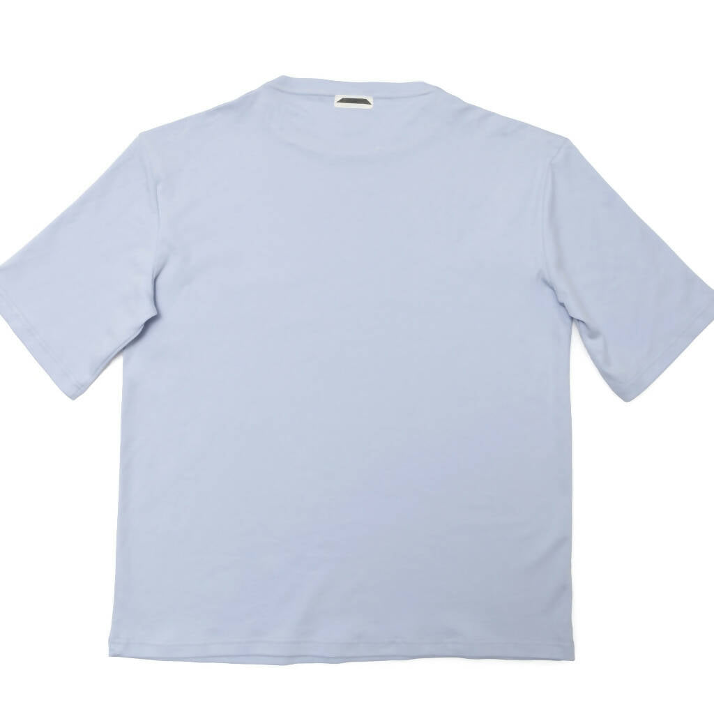 Misó Sleeve Tee - Stone Blue