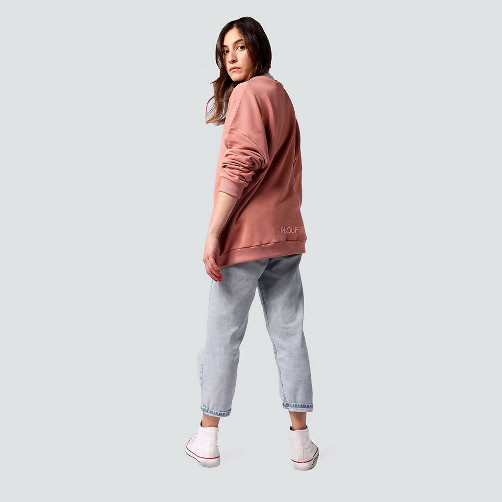 Oversized On Both Sides Pink