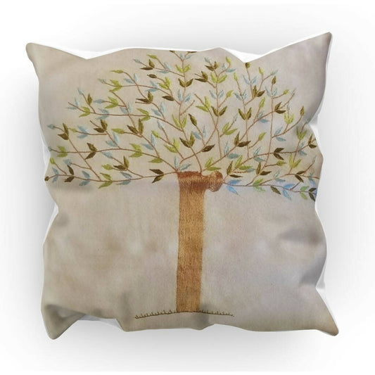 Colored Tree Cushion Cover