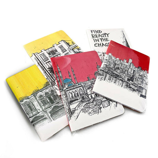 Set of 5 Beirut Notebooks