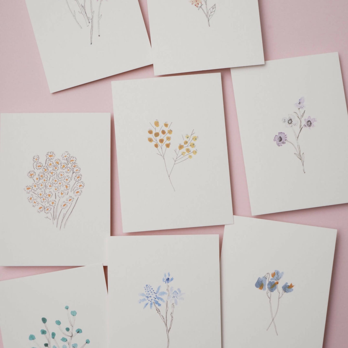 Wild Flower Set Of 8