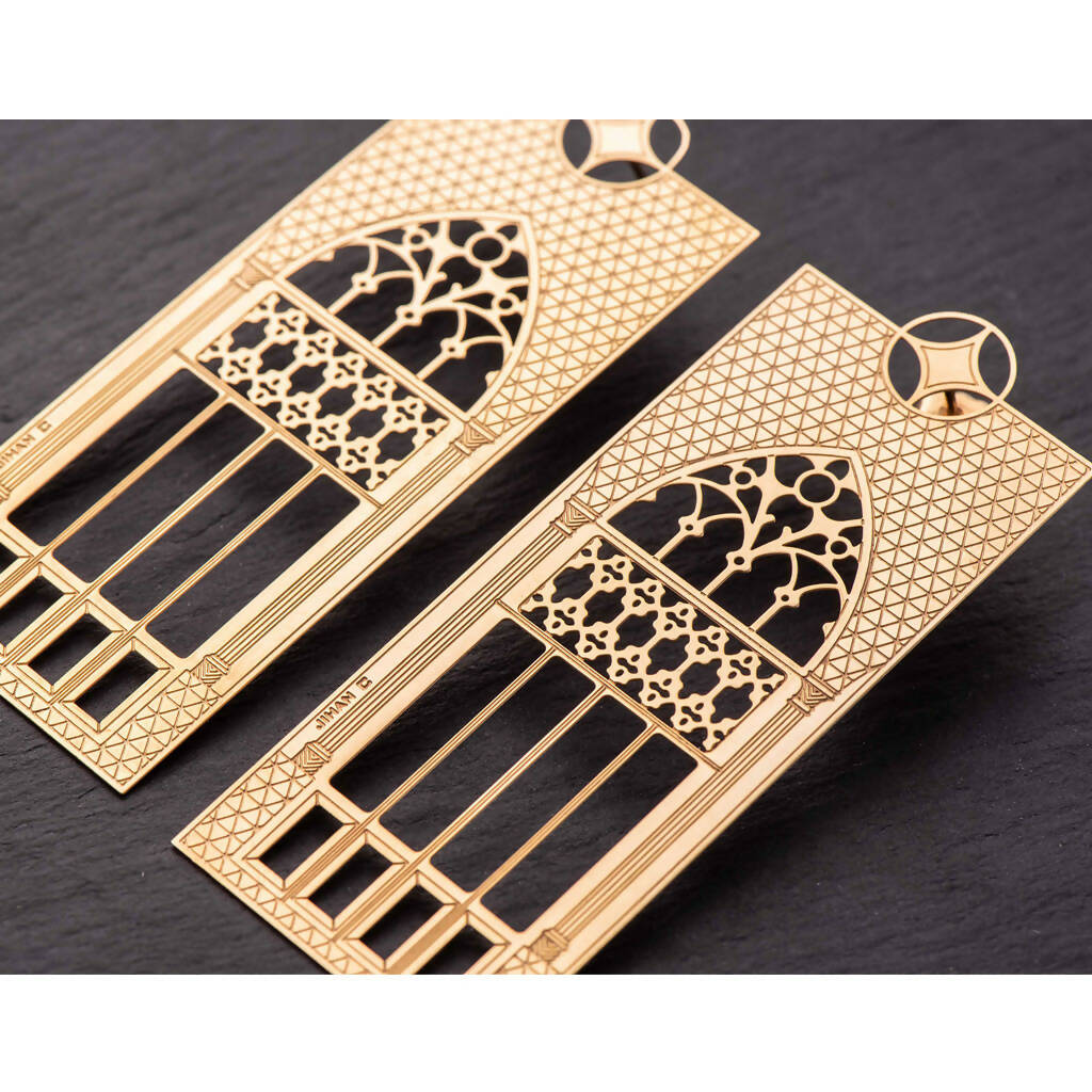 Triple Arch Window Earrings