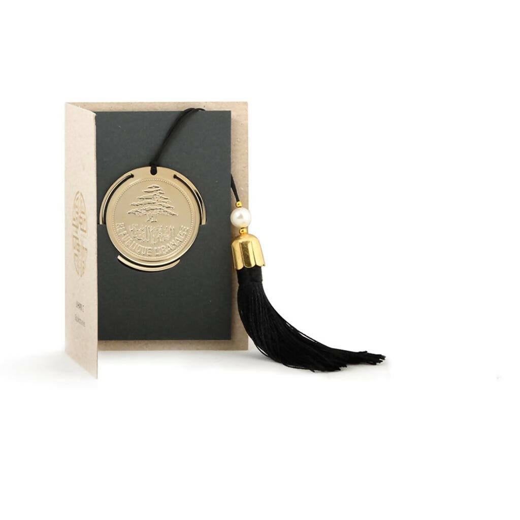 Lebanese Cedar Coin Bookmark – Lebanon Concept Store