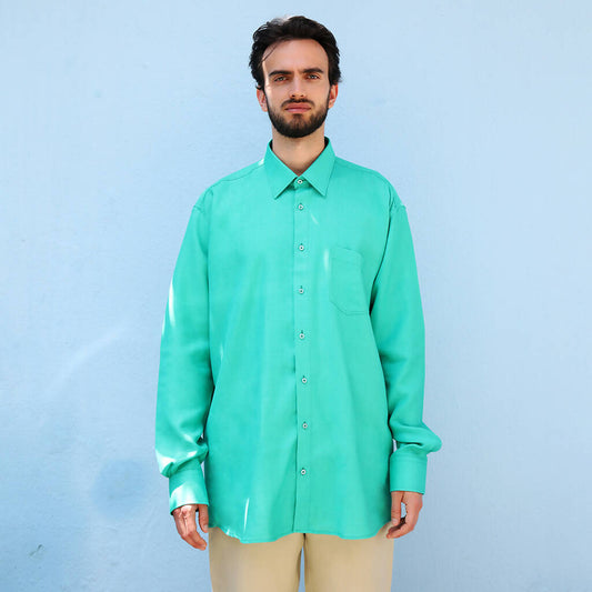 Linen Shirt Green